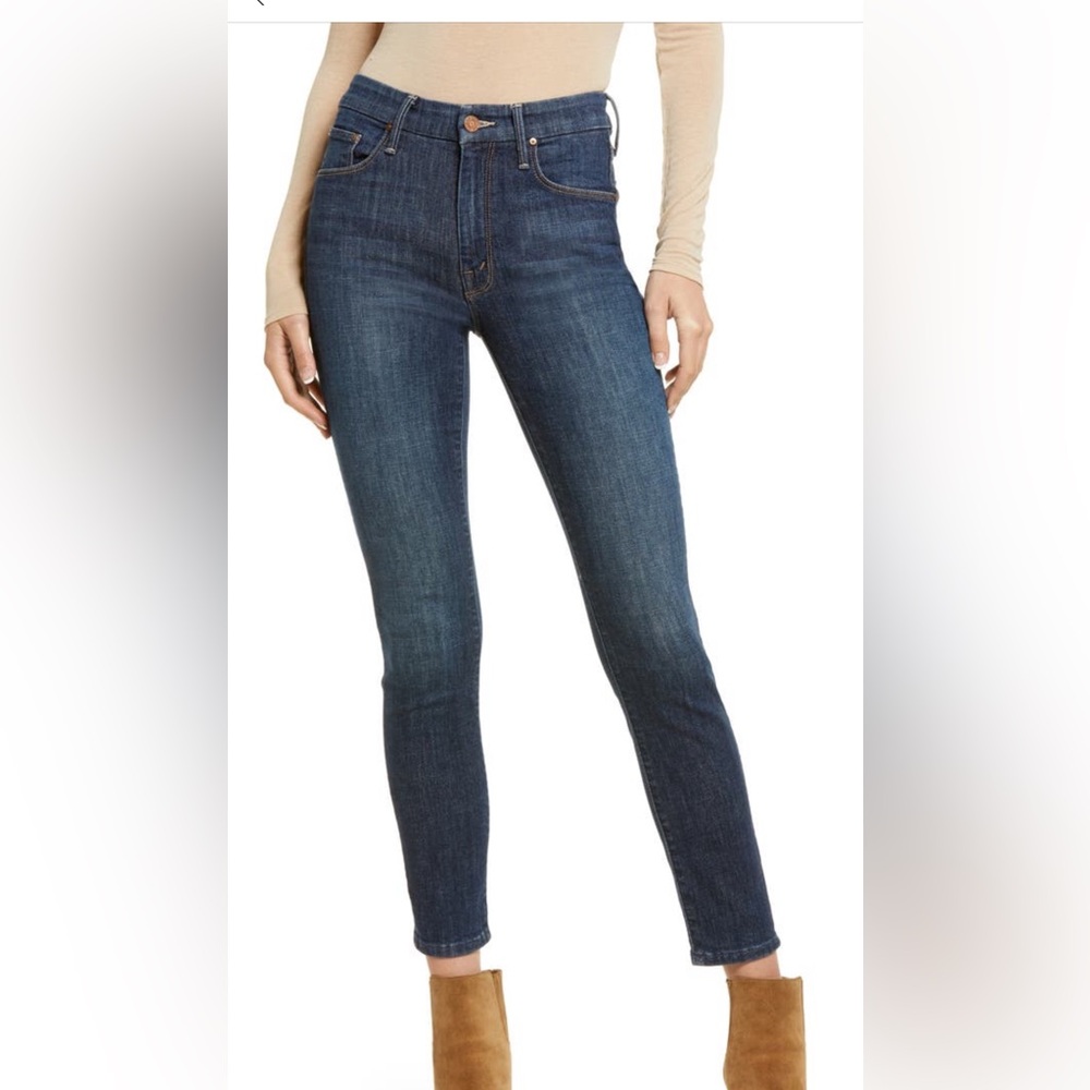 Mother - The Looker High Waist Crop Skinny Jean
